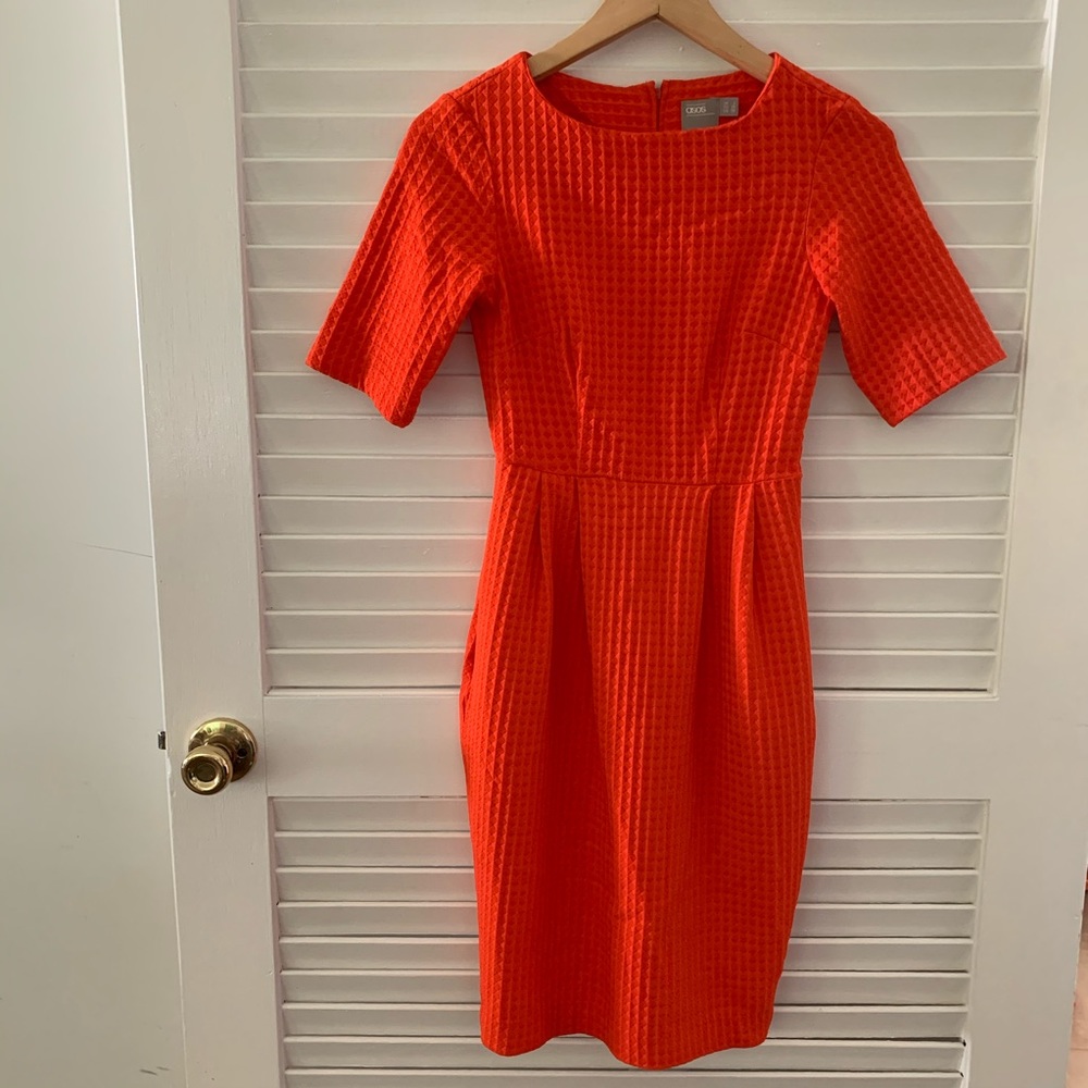 ASOS red dress